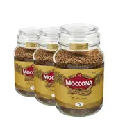 3 x Moccona Freeze Dried Instant Coffee Classic Medium Roast 400g