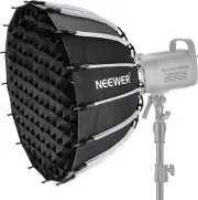 NEEWER 22Inch/55Cm Parabolic Softbox Quick Set up Quick Folding, with Diffusers/