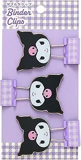 Sanrio 615439 Double Clips, Set of 3, Chromi, ABS, Steel