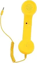 TEHAUX Retro Microphone for Cell Phone Handset Vintage Handset 3.5mm Jack Wired Headset Replacement