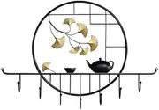 Storage Entrance Cloak Rack with 7 Hooks Light Luxury Hanging Coat Hooks Metal Fashion Iron Decorative Hanging Hook Hooks