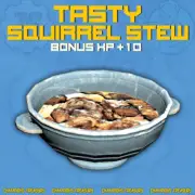 FALLOUT 76 PC x100 TASTY SQUIRREL STEW [BONUS XP +10] LEVELING BUFF CARNIVORE