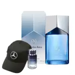 【MERCEDES-BENZ 賓士】三芒星．海洋淡香精100ML(贈品牌帽+隨機小香乙瓶.專櫃公司貨)