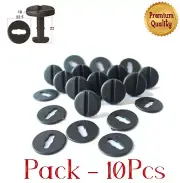 FITS SAAB CAR TRUNK/BOOT FLOOR CARPET/MAT FASTEN TWIST LOCK WASHER TRIM CLIP x10