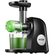 Aicok Juicer Machine, Juicer Extractor Quiet Cold Press Juicer