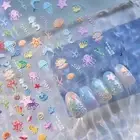 Shells Ocean Nail Decals Conch Star Ocean Nail Decorations Nail Salon