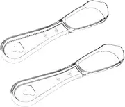 Adult Tongue Scraper Tongue Cleaning Scraper Cleaners Tools Reusable Eliminate Bad_Breath Great for Oral_Hygiene Tongue Cleaner for Adults and Kids (Color : Clear)