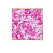 JAYE'S STUDIO SMIDGE DISH PLATE TRINKET JEWELRY DISH GARDEN PARTY TORI PINK WHIT