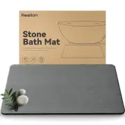 Stone Bath Mat, Dries Quickly, Non-Slip Diatomaceous Earth Bath Mats for Bath...