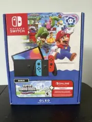 Nintendo Switch OLED Model + Super Mario Bros. Wonder Bundle. FREE SHIPPING