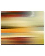 Ready2HangArt Blur Stripes L Wrapped Canvas Wall Art by Tristan Scott
