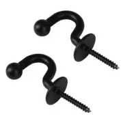 2 Pcs Wall Hook Curtain Tieback Mounted Hooks Window Drapery Holder