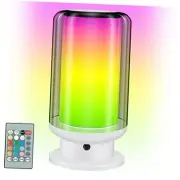 Bedside Table Lamp Kids with Remote, Color Changing Desktop Led White 1 Pack