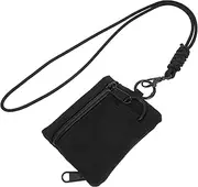 Outdoor Hanging Pouch for Keys Earphones Cards Versatile Travel Wallet with Lanyard for Hiking Camping Shopping Daily Use Lightweight Functional Design