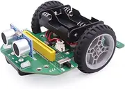 SIYEENOVE Smart Robot Car for Microbit V2, Smart Coding Car Robot Starter Kit for Students Beginners with Programming Learning, STEM Education, and Remote Control(Without Micro:bit V2 & AA Battery)