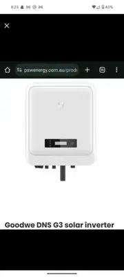 Goodwin Dns G3 Solar Inverter