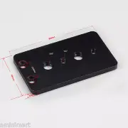Tripod Mount Base Plate fr Rail System Rod Support DSLR Rig Rod Clamp RailBlock