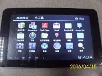 在飛比找Yahoo!奇摩拍賣優惠-7吋平板Tablet Pc 雙核心  玻璃裂 附旅充70 A