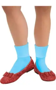 LICENSED DOROTHY WIZARD OF OZ ADULT RUBY SEQUIN SLIPPERS SHOES