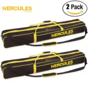 2-PACK Hercules MSB001 Speaker/Microphone Stand Durable Bag with Straps