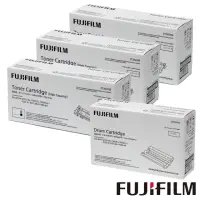 在飛比找momo購物網優惠-【FUJIFILM 富士軟片】三入組+感光鼓★CT20233