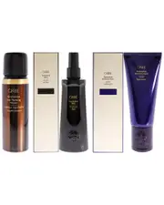 Oribe Foundation Mist, Grandiose Hair Plumping Mousse & Supershine Moisturizing Cream