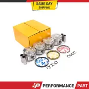 Pistons with Rings @STD Fit 01-05 Mazda Miata MX-5 1.8L DOHC 16V BP (for: Mazda)