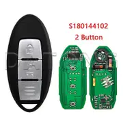 World Car Remote Control Key For Nisan X-Trail Qashqai March K13 2014-2017 S180144102 S180144104 4A 433MHz Promixity Card 2 Buttons