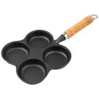 4 Hole Omelet Pans Fried Egg Pans Granite Coating Pancake Pan for Home Kitchen