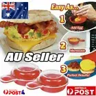 Set Of 2 Easy Eggwich Microwave Egg Cooker Egg Steamer Omelette Mold Kitchen AU