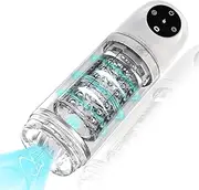 Sex Toys for Men Hands Free Electric Malemasterbrators Toy with Powerful Thrusting Rotating Modes for Stimulation Electric Pocket Pussy Vagina Men's Hoodies Charge A1G16