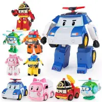 在飛比找Yahoo!奇摩拍賣優惠-韓版波力 Poli救難小英雄 波利變型機器人 變型車 兒童玩