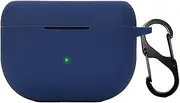 GIOPUEY Case Compatible with Jabra Elite 10/10 Gen 2/ Elite 8 Active/8 Active Gen 2, Silicone Shockproof Protective Case, Ultra Thin Case Cover, No Odor, Silicone Case - Dark Blue