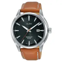 在飛比找ETMall東森購物網優惠-【ALBA】送禮首選 石英男錶 皮革錶帶 黑 防水100米 