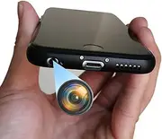 AntEyeCam Mobile Phone spy Camera, 128GB 4K HD WiFi Hidden Camera, Lock Screen Recording, auto Focus