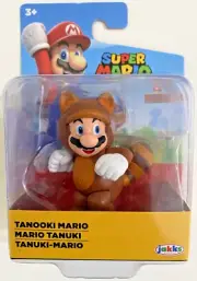 Jakks Pacific World of Nintendo Super Mario Tanooki 2.5" Figure