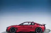 1/18 AB Models BMW I8 AC Schnitzer ACS8 in Matt Red on Alcantara Base