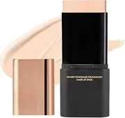 Liquid Foundation, Full Coverage, Absorbs Oil, Normal to Oily Skin, Fit Matte+Poreless, Foundation Stick, Built-in Foundation Brush, Dewy contour stick For Nose, Forehead,Cheek Hollows,Chin,Collarbone