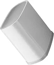 MAGICLULU Modern Design Trash Bin Lid Compact Plastic Wastebasket Swing Lid Garbage Can for Small Spaces