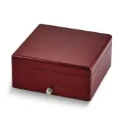 Luxury Gftware Cherry Matte Finish Wooden Velour Lining Jewelry Box