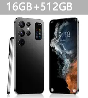 2024 Original S24 Ultra Smartphone 5G 7.0HD 16G+1T Dual Sim Cellphones Android Cell Phone Face Recognition 7000mAh Mobile Phone Black 16G 512GB