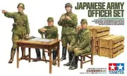 WW II JAPANESE ARMY OFFICER SET FIGURE MODEL KIT #35341 1/35 TAMIYA