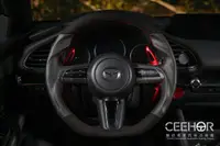在飛比找松果購物優惠-[細活方向盤] 麂皮牛皮款 Mazda3 CX30 MAZD