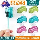 6PCS Wall Mounted Shaver Toothbrush Holder Bathroom Suction Cup Razor Rack OZ