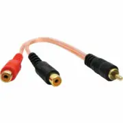 Db Link XLY2FZ X-Series RCA Y-Adapter 1 Male to 2 Female NEW