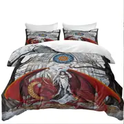 Cool Fantasy Art Wisdom the Dragon Queen Quilt Cover