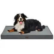 Outdoor Extra Large Dog Crate Bed, Big Waterproof XX-Large(47"×29"×3.5") Grey