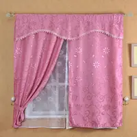 在飛比找森森購物網優惠-莫菲思 佳芸-緹花新明采雙層網紗窗簾150*150cm