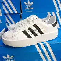 在飛比找蝦皮購物優惠-【小八】adidas superstar bold w 厚底