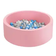 Keezi Kids Ball Pit 90x30cm Ocean Foam Play Pool Barrier Toys Children Pink